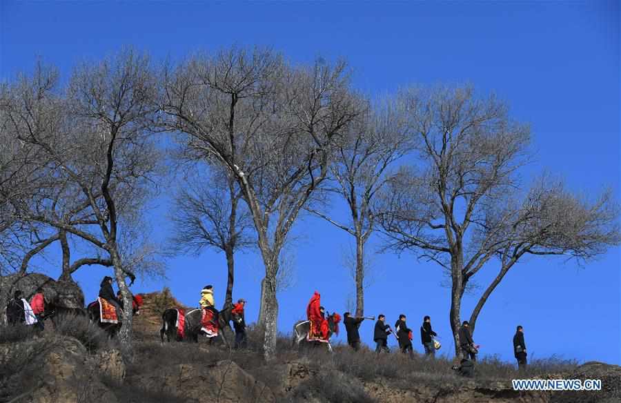 CHINA-SHAANXI-YAN'AN-TRADITIONAL WEDDING PERFORMANCE (CN)