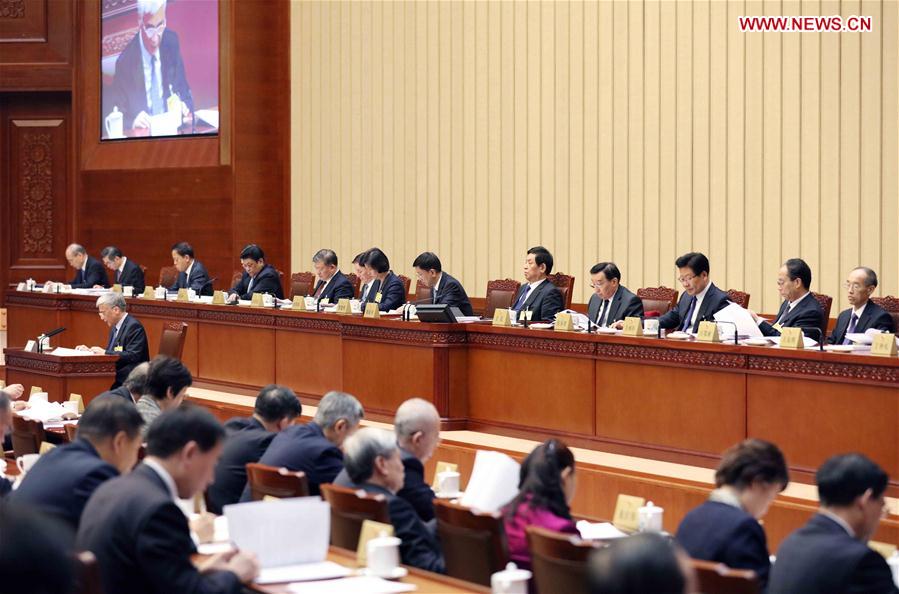 CHINA-BEIJING-LI ZHANSHU-NPC-PLENARY MEETING (CN)