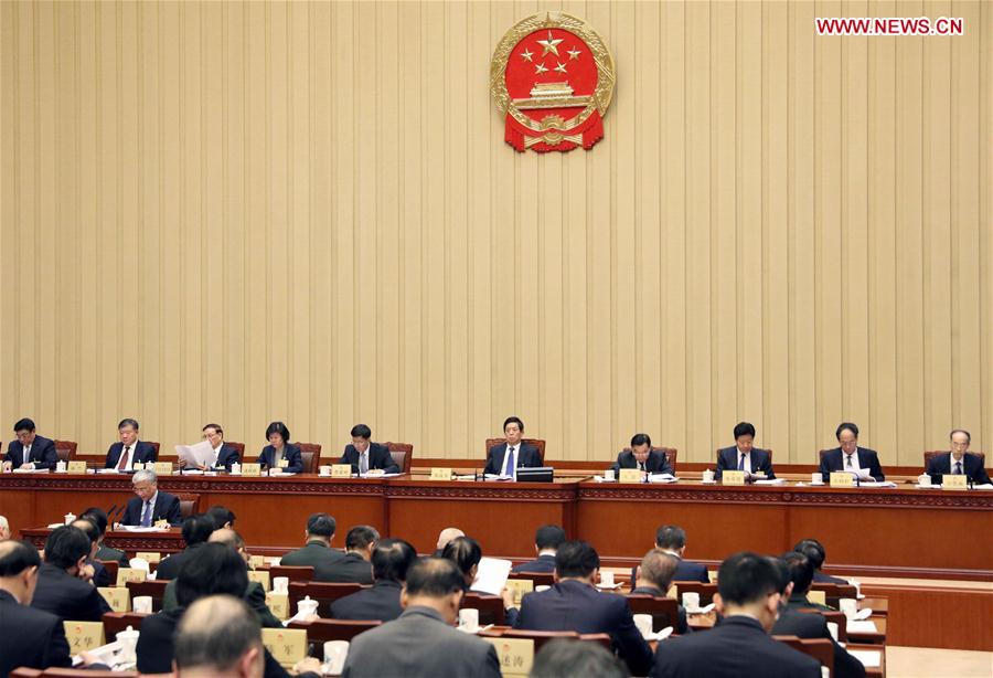 CHINA-BEIJING-LI ZHANSHU-NPC-PLENARY MEETING (CN)