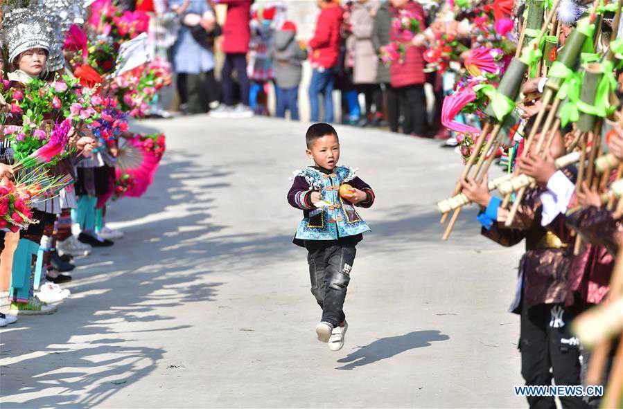 CHINA-GUANGXI-RONGSHUI-MIAO ETHNIC GROUP-NEW YEAR CELEBRATION (CN)