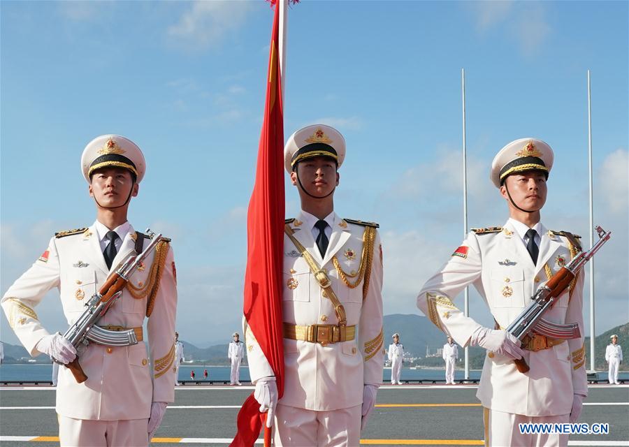 CHINA-HAINAN-SANYA-SHANDONG AIRCRAFT CARRIER (CN)