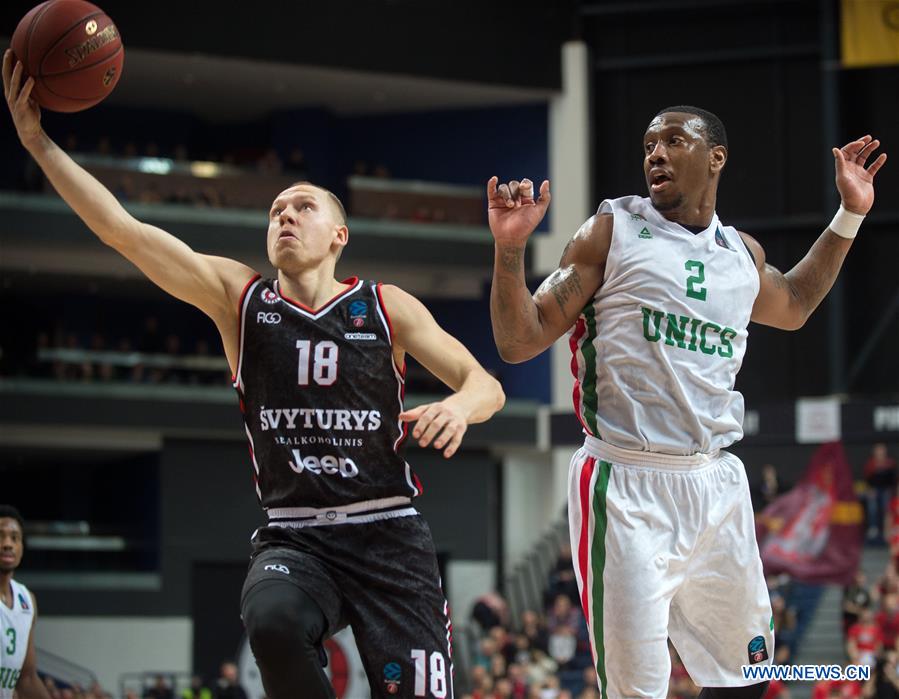 (SP)LITHUANIA-VILNIUS-BASKETBALL-EUROCUP-RYTAS VILNIUS VS UNICS KAZAN