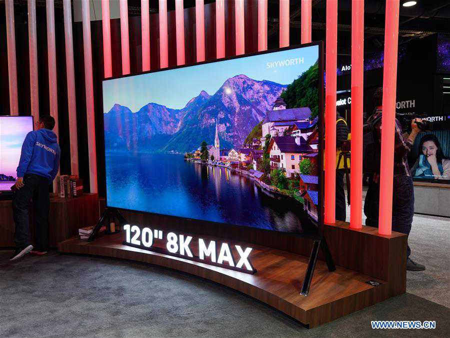 U.S.-LAS VEGAS-CES 2020-8K TV