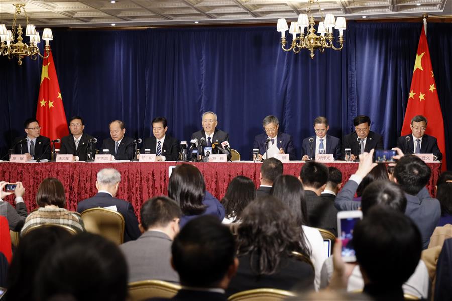 U.S.-WASHINGTON D.C.-CHINA-U.S. PHASE-ONE TRADE DEAL SIGNING-LIU HE-PRESS CONFERENCE 