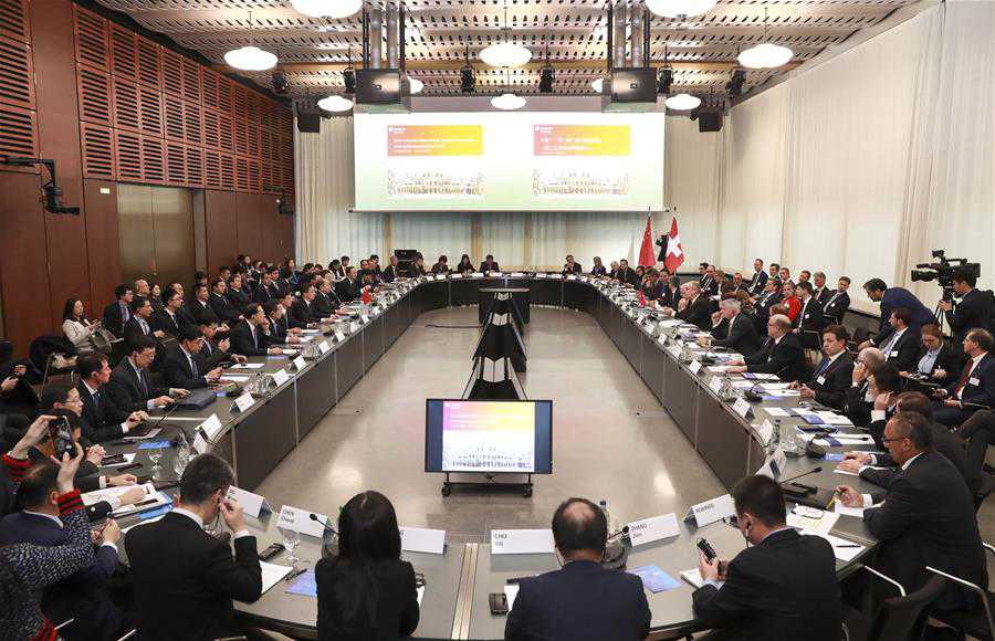 SWITZERLAND-CHINA-HAN ZHENG-VISIT