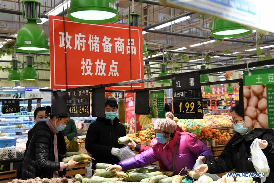 CHINA-QINGDAO-CORONAVIRUS FIGHT-VEGETABLE SUPPLIES (CN)