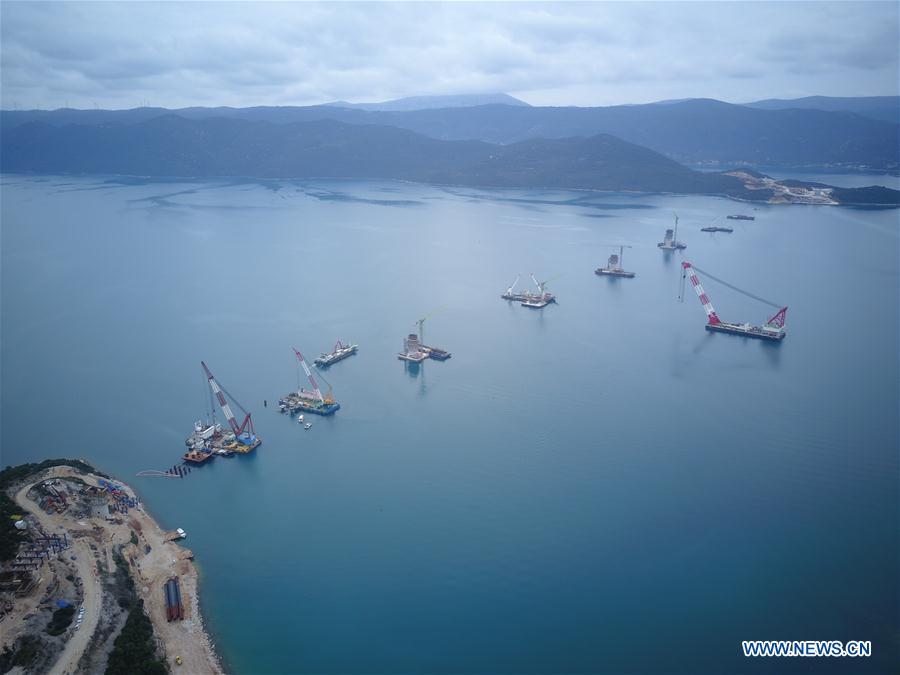 CROATIA-KOMARNA-PELJESAC BRIDGE-CONSTRUCTION
