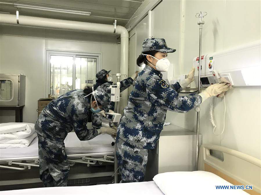 CHINA-HUBEI-WUHAN-HUOSHENSHAN HOSPITAL-FINAL PREPARATION (CN)