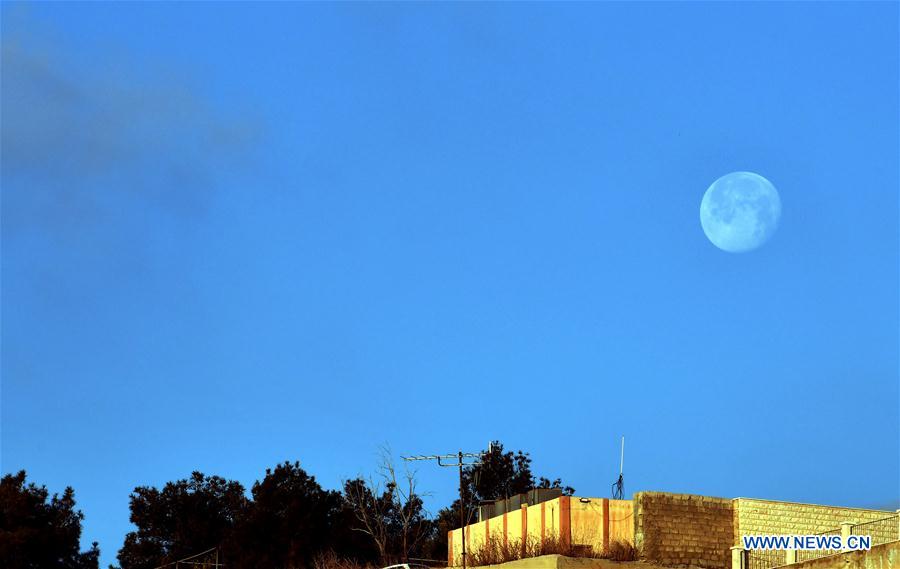 SYRIA-DAMASCUS-MOON