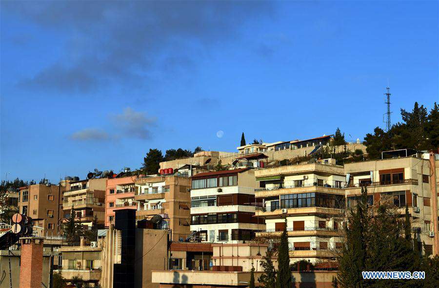 SYRIA-DAMASCUS-MOON