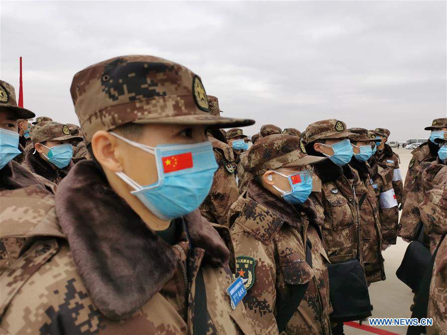 CHINA-HUBEI-WUHAN-NCP-AIR FORCE-MILITARY MEDICS (CN)