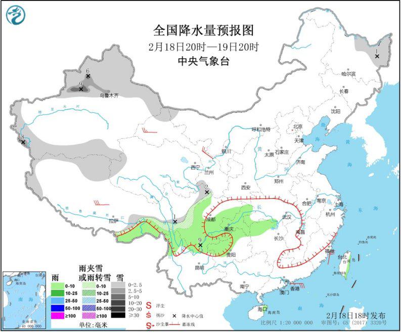 北方大部降温4～6℃ 部分地区会出现大雪或暴雪