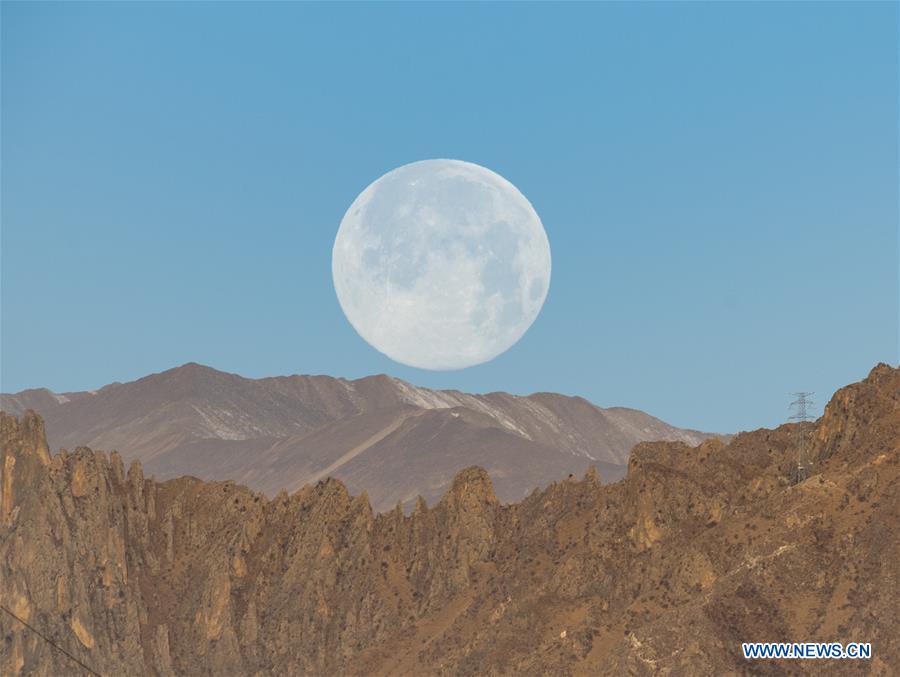 CHINA-TIBET-SUPER MOON (CN)