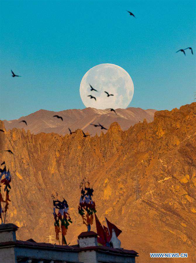 CHINA-TIBET-SUPER MOON (CN)