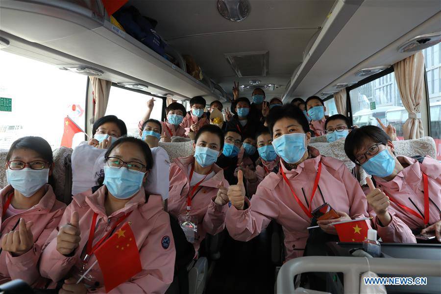 CHINA-GANSU-LANZHOU-MEDICAL STAFF-RETURN HOME-ARRIVAL (CN)