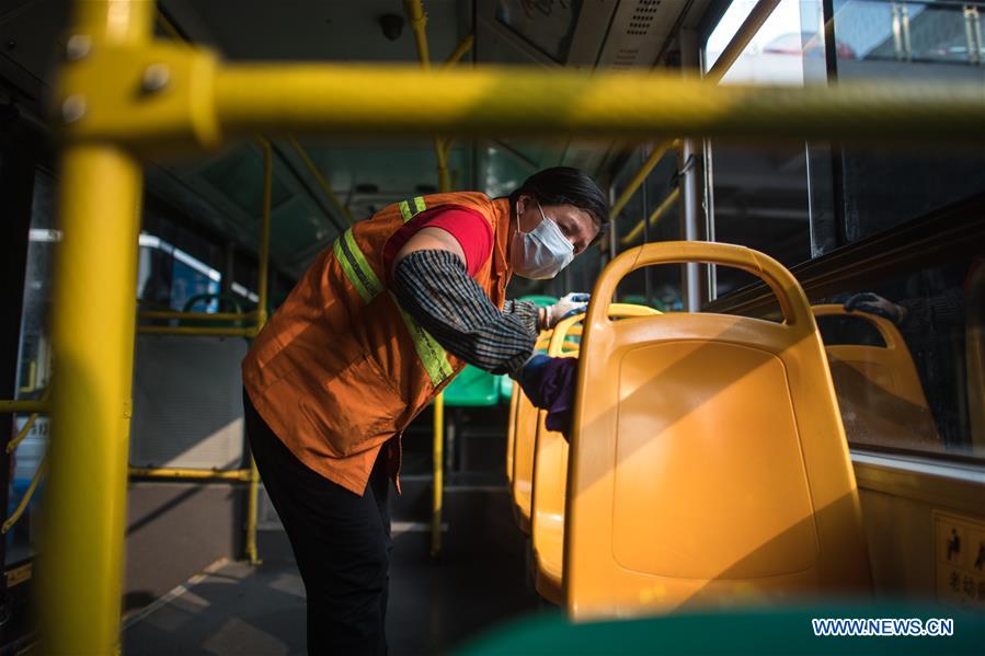 CHINA-HUBEI-WUHAN-PUBLIC TRANSPORTATION SYSTEM-PREPARATION-OPERATION RESTORATION (CN)