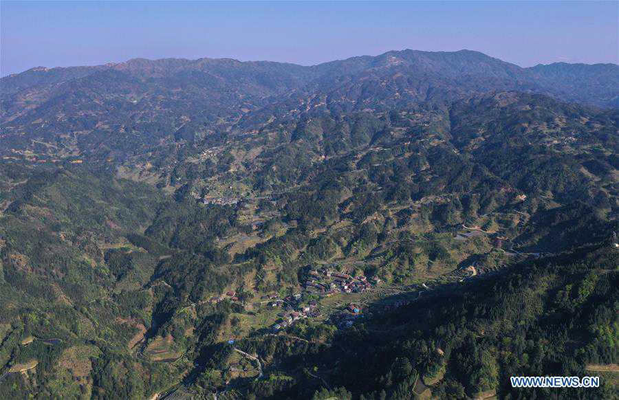 CHINA-GUANGXI-RONGSHUI-MIAO ETHNIC GROUP-SPRING SCENERY (CN)