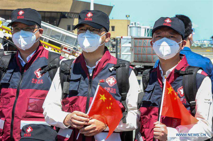 PHILIPPINES-MANILA-CHINESE MEDICAL TEAM-ARRIVAL