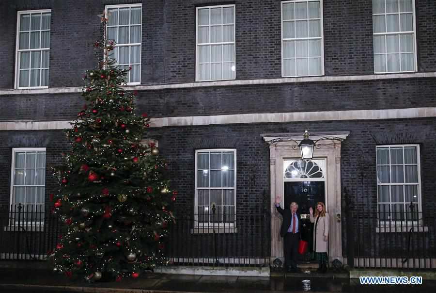 BRITAIN-LONDON-COVID-19-BORIS JOHNSON