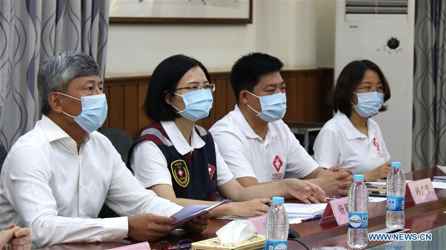 MYANMAR-YANGON-CHINESE MEDICAL TEAM-VIDEO CONFERENCE
