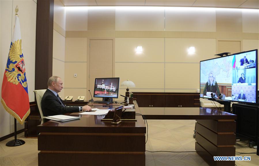 RUSSIA-MOSCOW-PUTIN-COVID-19