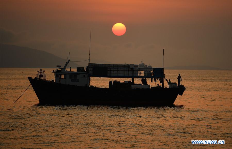 CHINA-GUANGDONG-WAILINGDING ISLAND-SUNSET (CN)