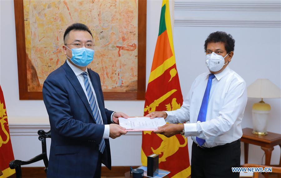 SRI LANKA-COLOMBO-CHINA-HUAWEI-HI-TECH EQUIPMENT-COVID-19-DONATION