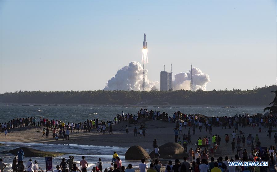 CHINA-HAINAN-LONG MARCH-5B-LAUNCH (CN)