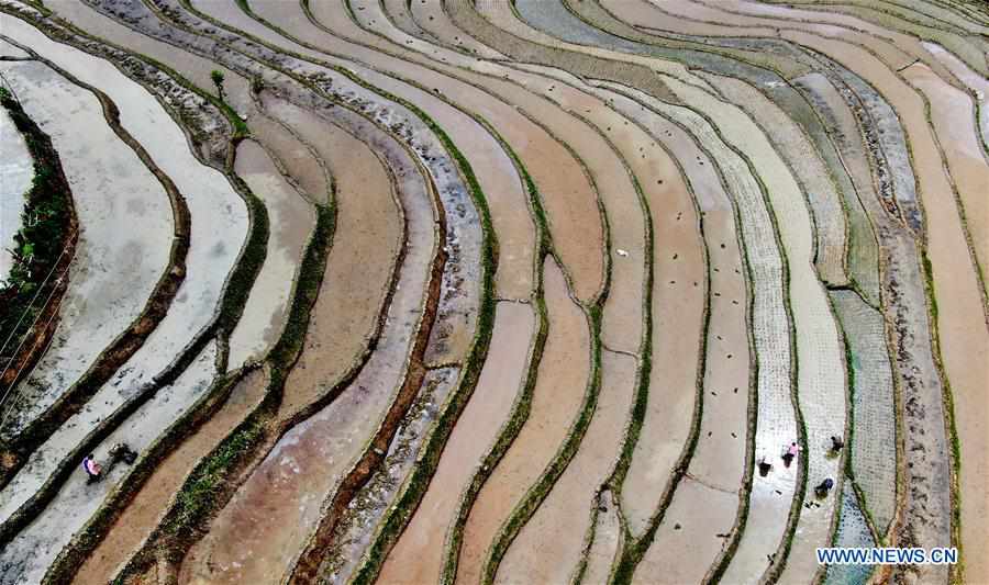 CHINA-SHAANXI-LANGAO-TERRACED FIELDS (CN)