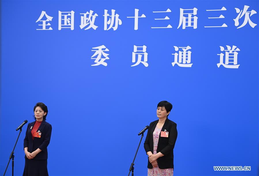 (TWO SESSIONS)CHINA-BEIJING-CPPCC-MEMBERS-INTERVIEW (CN)