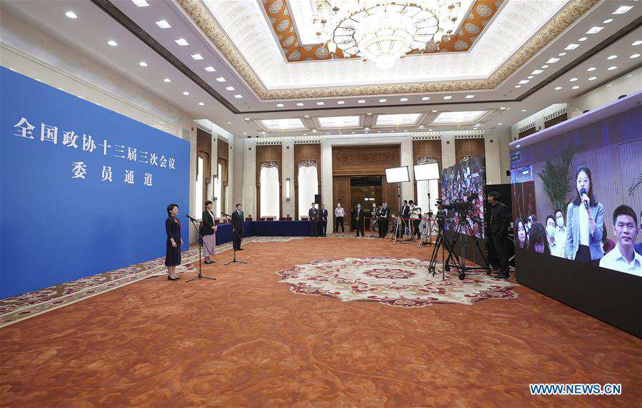 (TWO SESSIONS)CHINA-BEIJING-CPPCC-MEMBERS-INTERVIEW (CN)