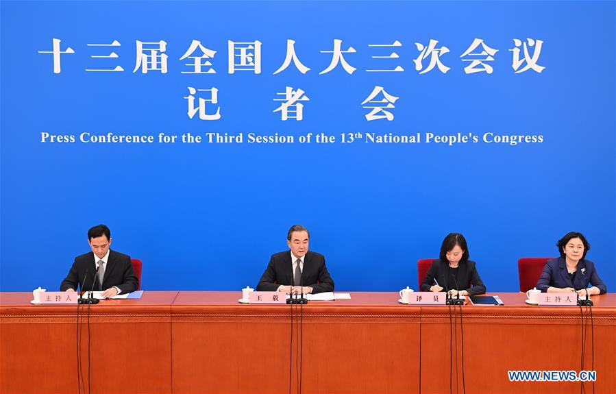 (TWO SESSIONS)CHINA-BEIJING-NPC-PRESS CONFERENCE-WANG YI (CN)