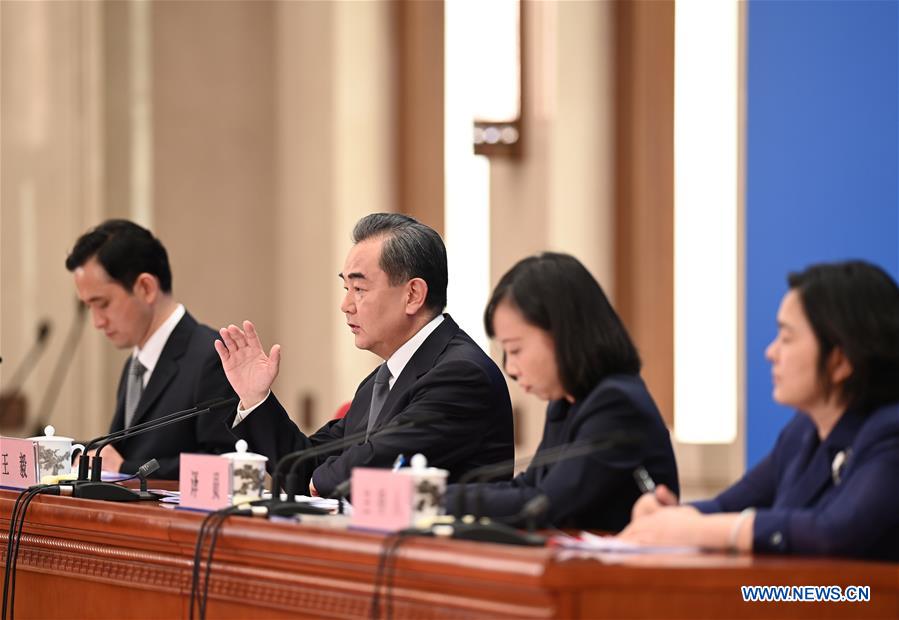 (TWO SESSIONS)CHINA-BEIJING-NPC-PRESS CONFERENCE-WANG YI (CN)