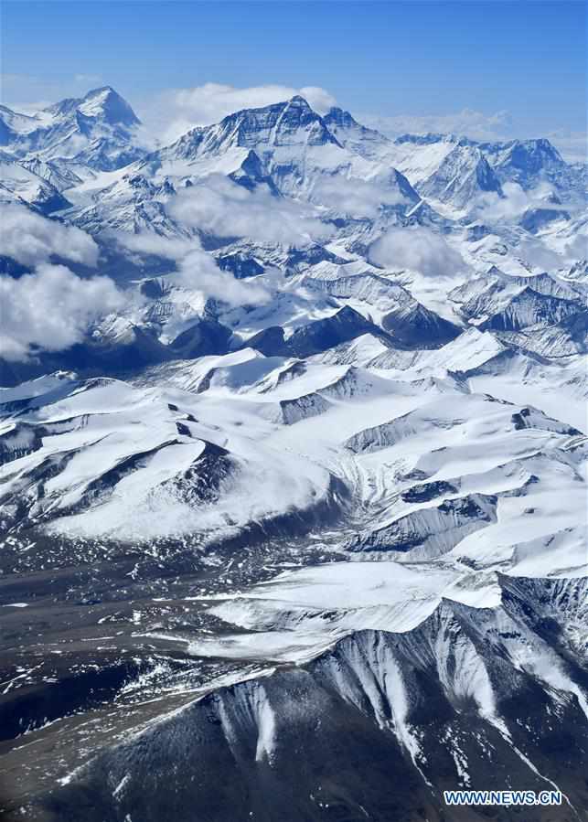 CHINA-MOUNT QOMOLANGMA-AERIAL VIEWS (CN)