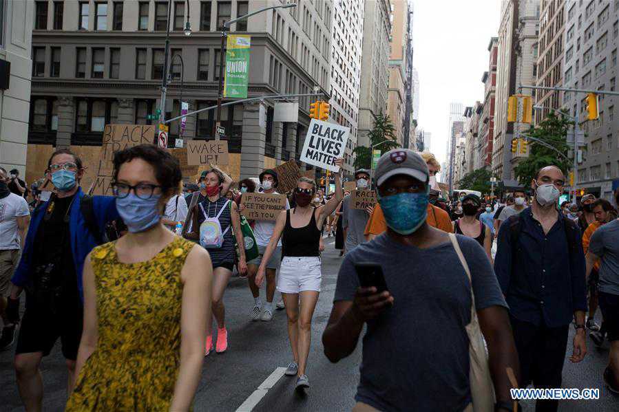 U.S.-NEW YORK-GEORGE FLOYD-PROTEST 