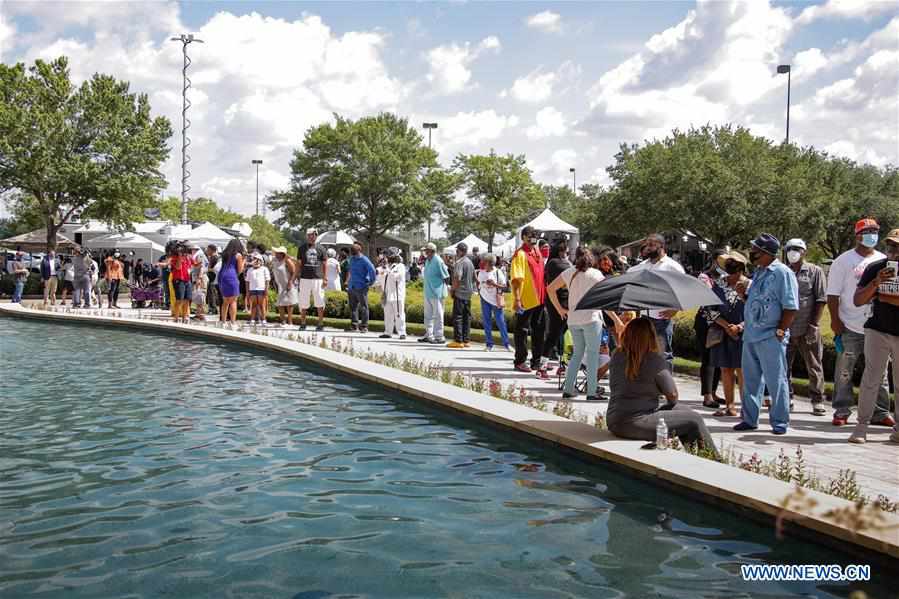 U.S.-TEXAS-HOUSTON-GEORGE FLOYD-PUBLIC VIEWING