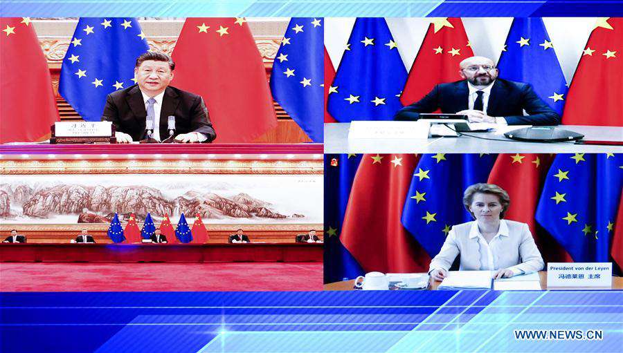 CHINA-BEIJING-XI JINPING-EU LEADERS-MEETING (CN)