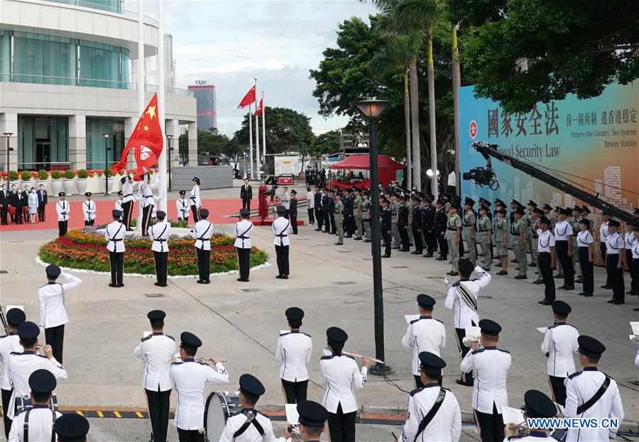 CHINA-HONG KONG-FLAG-RAISING CEREMONY(CN)