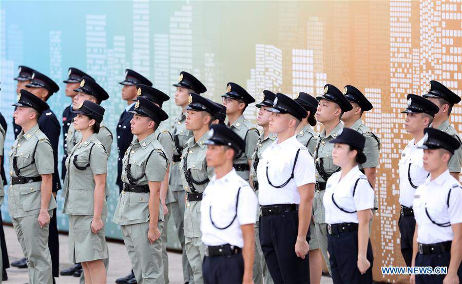 CHINA-HONG KONG-FLAG-RAISING CEREMONY(CN)