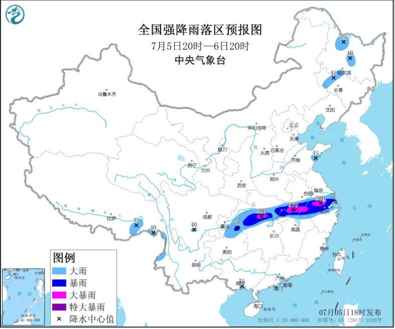 中央气象台：西南地区东部至长江中下游有持续性强降水