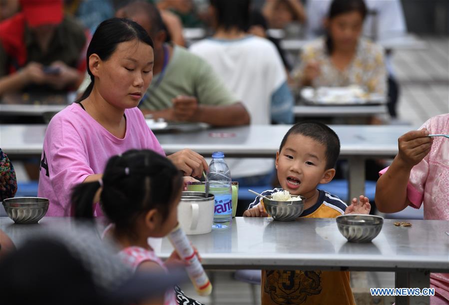 CHINA-ANHUI-FLOOD-TEMPORARY SETTLEMENT (CN)