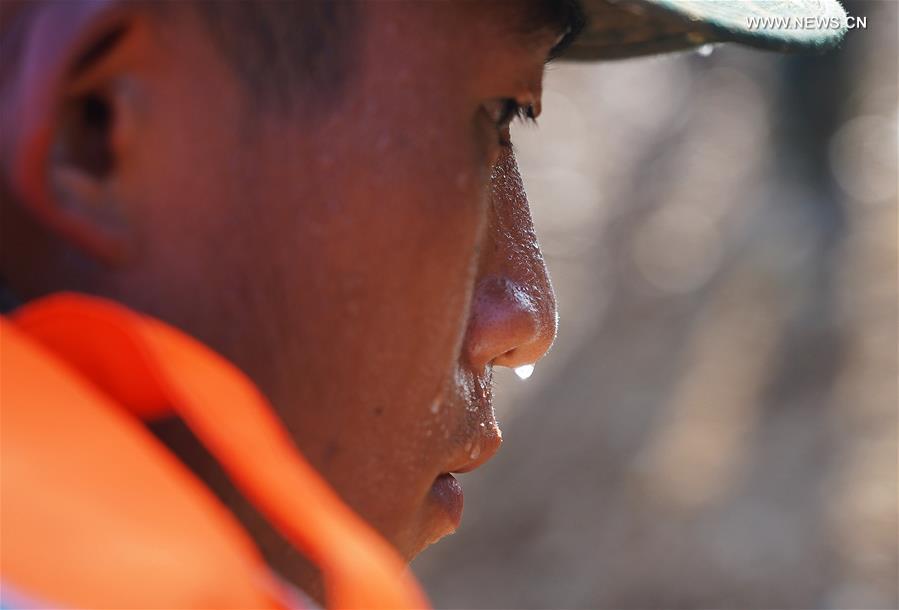 (PORTRAITS) CHINA-JIANGXI-SHANGRAO-FLOOD CONTROL-ARMED POLICE FORCE (CN)