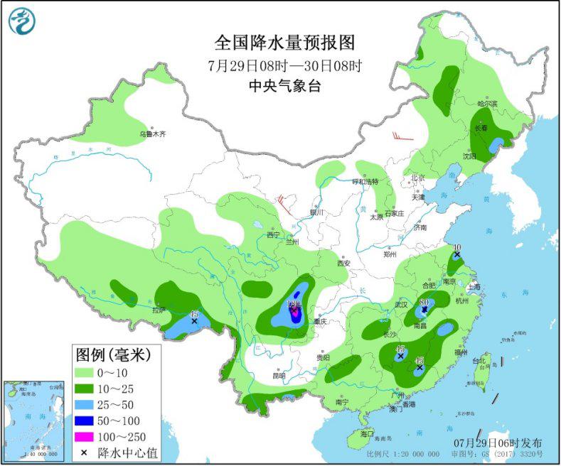 华南、四川盆地等地高温趋势及长江中下游地区闷热天气