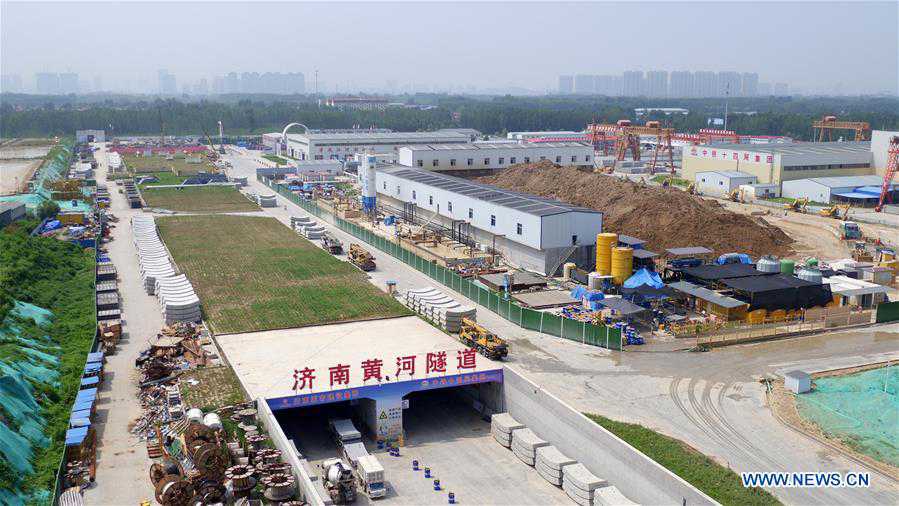 CHINA-SHANDONG-YELLOW RIVER-TUNNEL-CONSTRUCTION (CN)