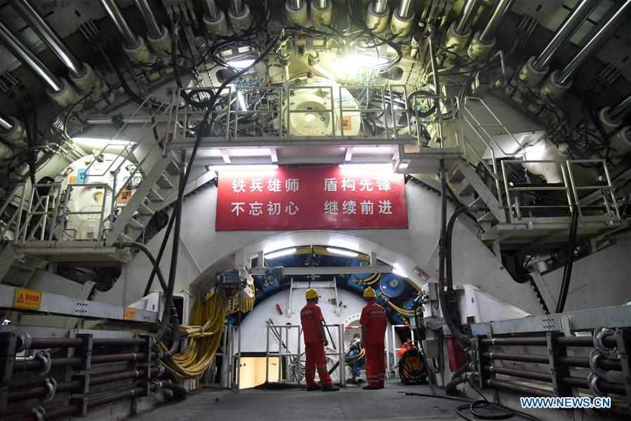 CHINA-SHANDONG-YELLOW RIVER-TUNNEL-CONSTRUCTION (CN)