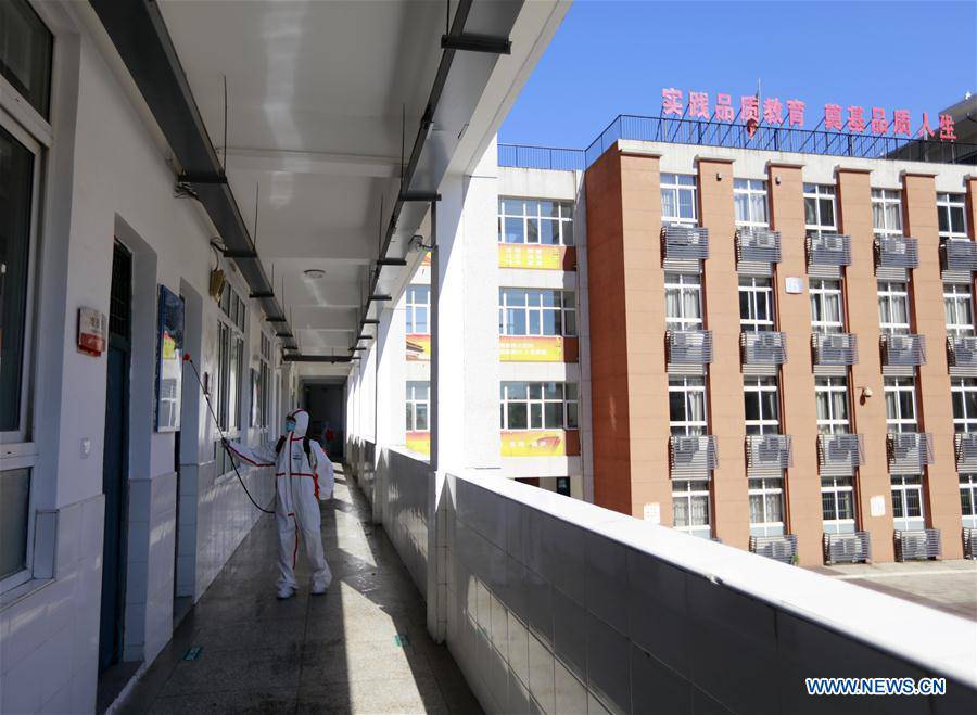 #CHINA-HUBEI-WUHAN-MIDDLE SCHOOL-DISINFECTION (CN)