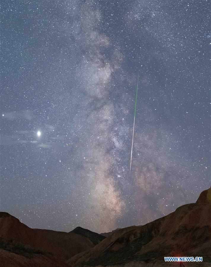 #CHINA-GANSU-ZHANGYE-PERSEID METEOR SHOWER (CN)