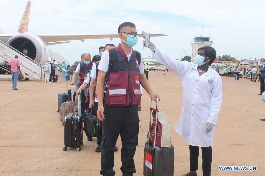 SOUTH SUDAN-JUBA-CHINESE MEDICAL EXPERT TEAM-ARRIVAL