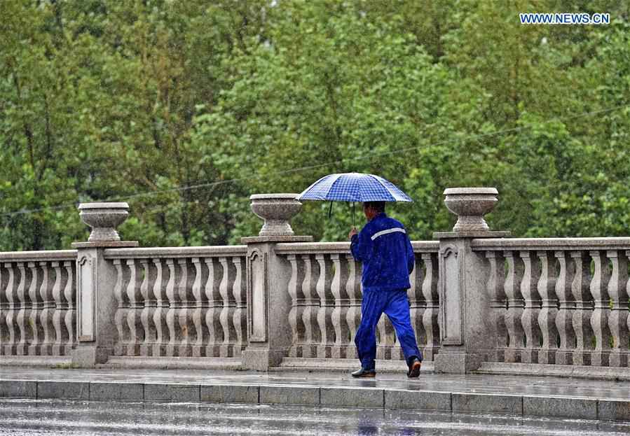 CHINA-LIAONING-BENXI-TYPHOON BAVI-DOWNPOURS (CN)