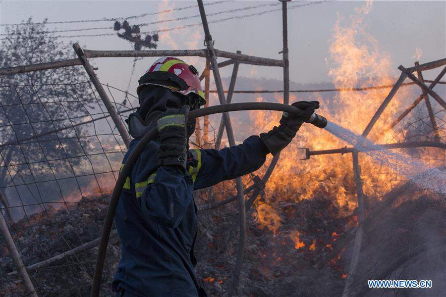 GREECE-ANAVISSOS-FIRE